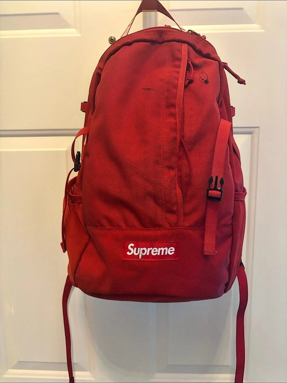 Supreme FW17 Backpack Red